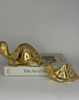 Vintage Brass Turtle Pals- A Pair