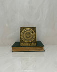 Vintage Brass Sun Calendar-Date Marker with Two Pegs