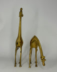 Vintage Brass Giraffes- A Pair