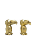 Small Vintage Brass Toucans-A Pair