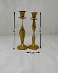 Vintage Brass Candlestick Holder