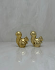 Vintage Brass Adorable Squirrels-A Pair