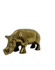 vintage brass rhinoceros