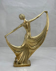 Vintage Brass Lady Dancer