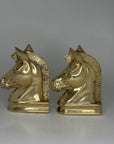 Vintage Brass Horsehead Figurines/Bookends