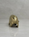 Vintage Brass MCM Bear with Fish in Mouth