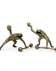 Vintage Brass Workout Frogs-A Pair