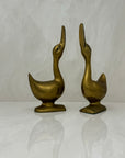 Vintage Brass Goose Bookends-A Pair by Andrea by Sadek