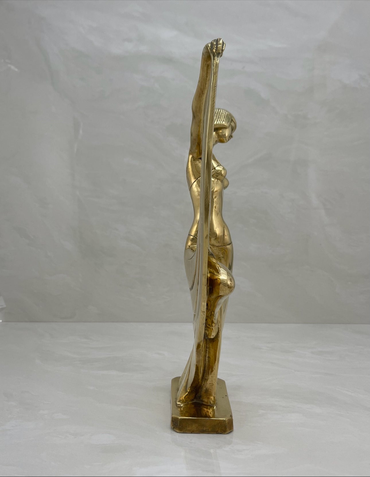 Vintage Brass Lady Dancer