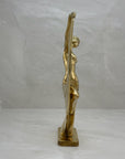 Vintage Brass Lady Dancer