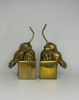 Vintage Brass Panther Bookends