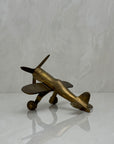 Small Vintage Brass Airplane