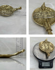 Vintage Brass Jester Trinket Dish