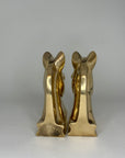 Vintage Brass Horsehead Figurines/Bookends