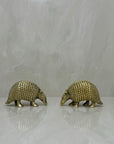 Vintage Brass Armadillos- A Pair