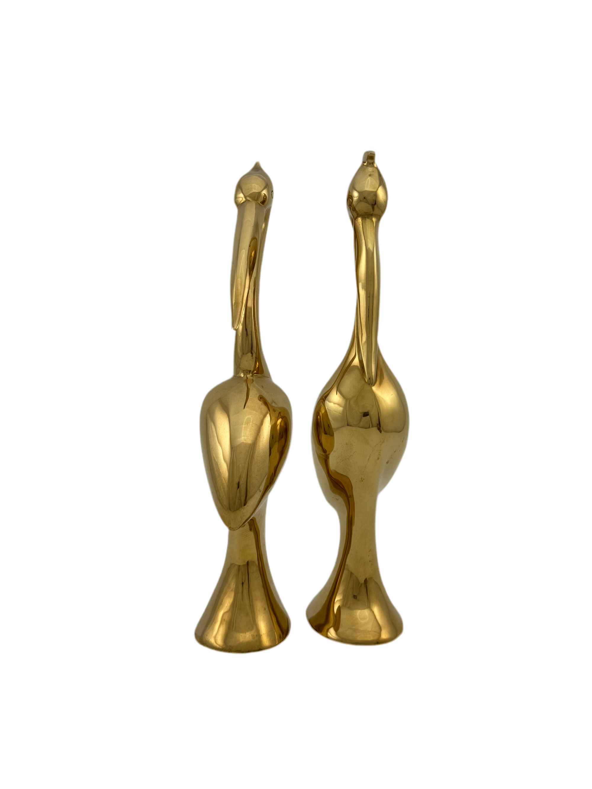 Vintage Dolbi Cashier Brass Pelicans-A Pair