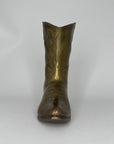 Vintage Brass Cowboy Boot