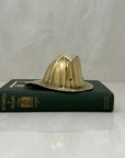 Vintage Brass Fireman’s Hat-A Figurine