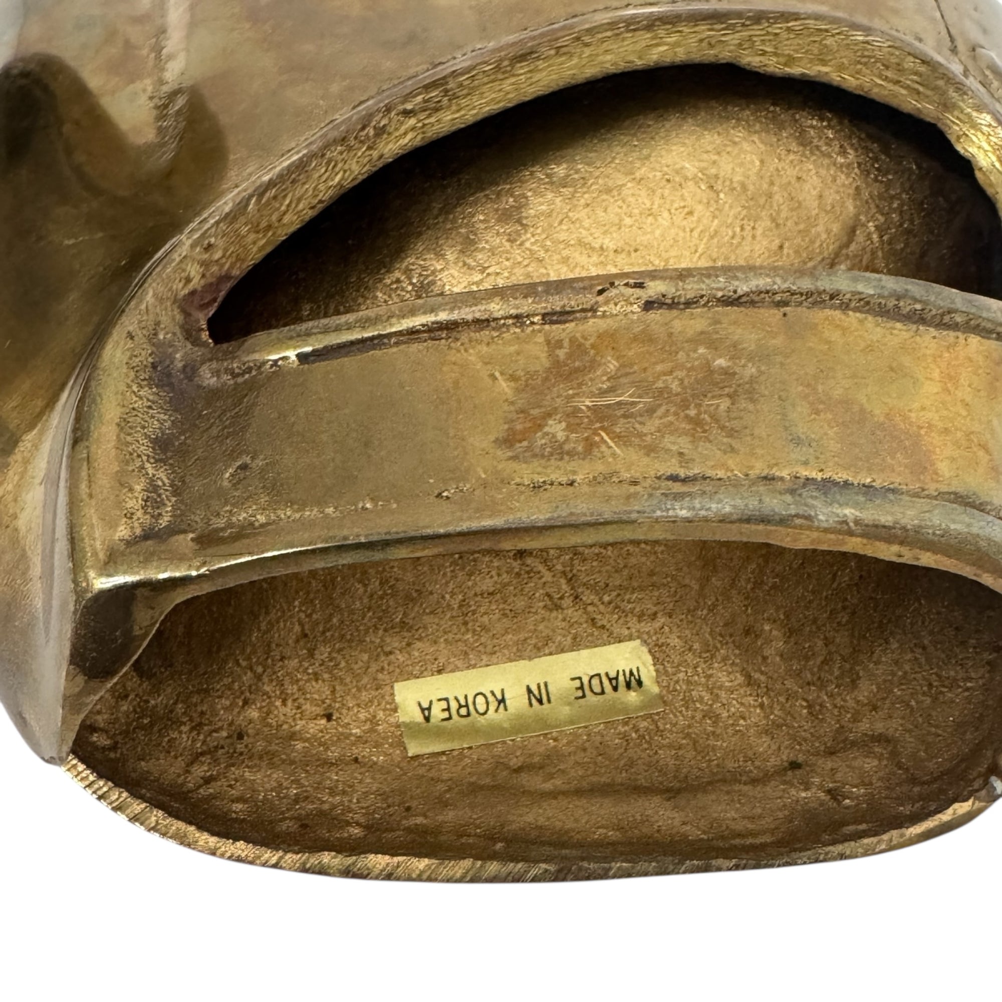 Vintage Brass Baseball Glove and Ball-A Two Piece Set