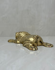 Vintage Brass Bored Bulldog