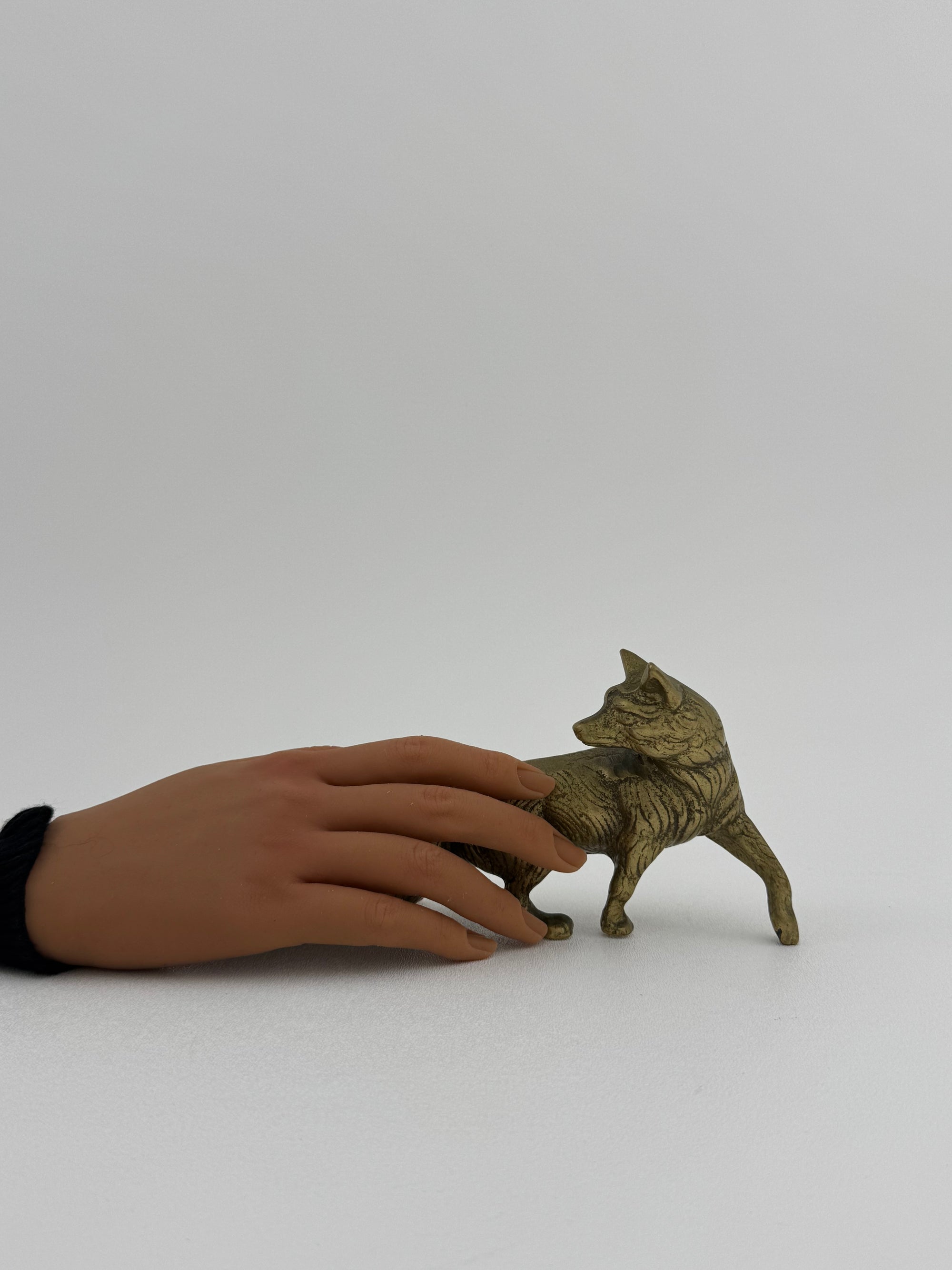 Vintage Brass Fox Figurine – Symbol of Cleverness &amp; Resilience