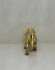 Vintage Brass Charging Bull