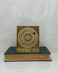 Vintage Brass Sun Calendar-Date Marker with Two Pegs