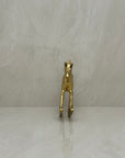 Vintage Brass Rocking Horse Figurine