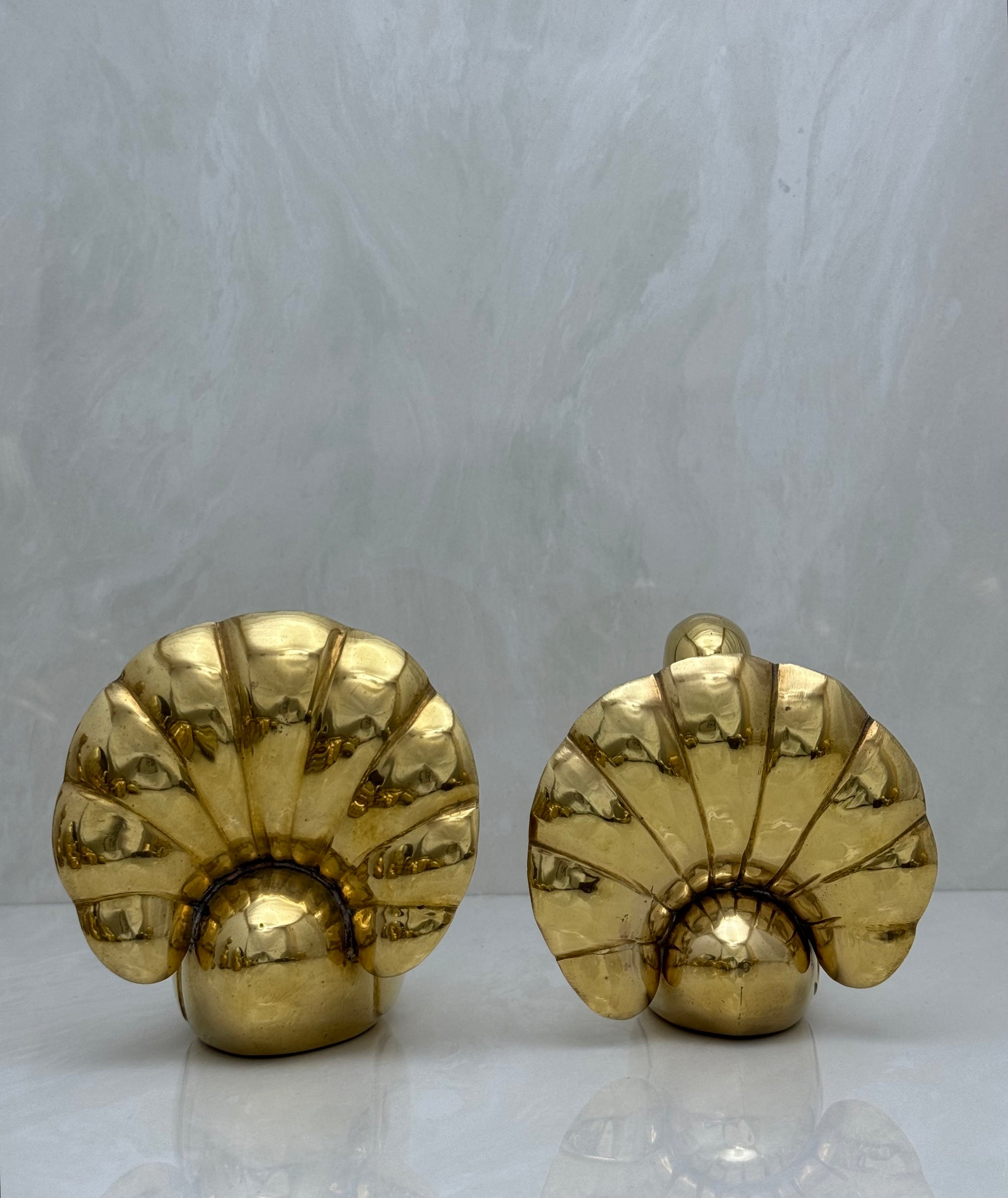 Vintage Brass Birds-A Pair