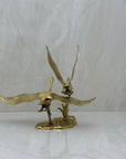 Vintage Brass Bird Sculpture