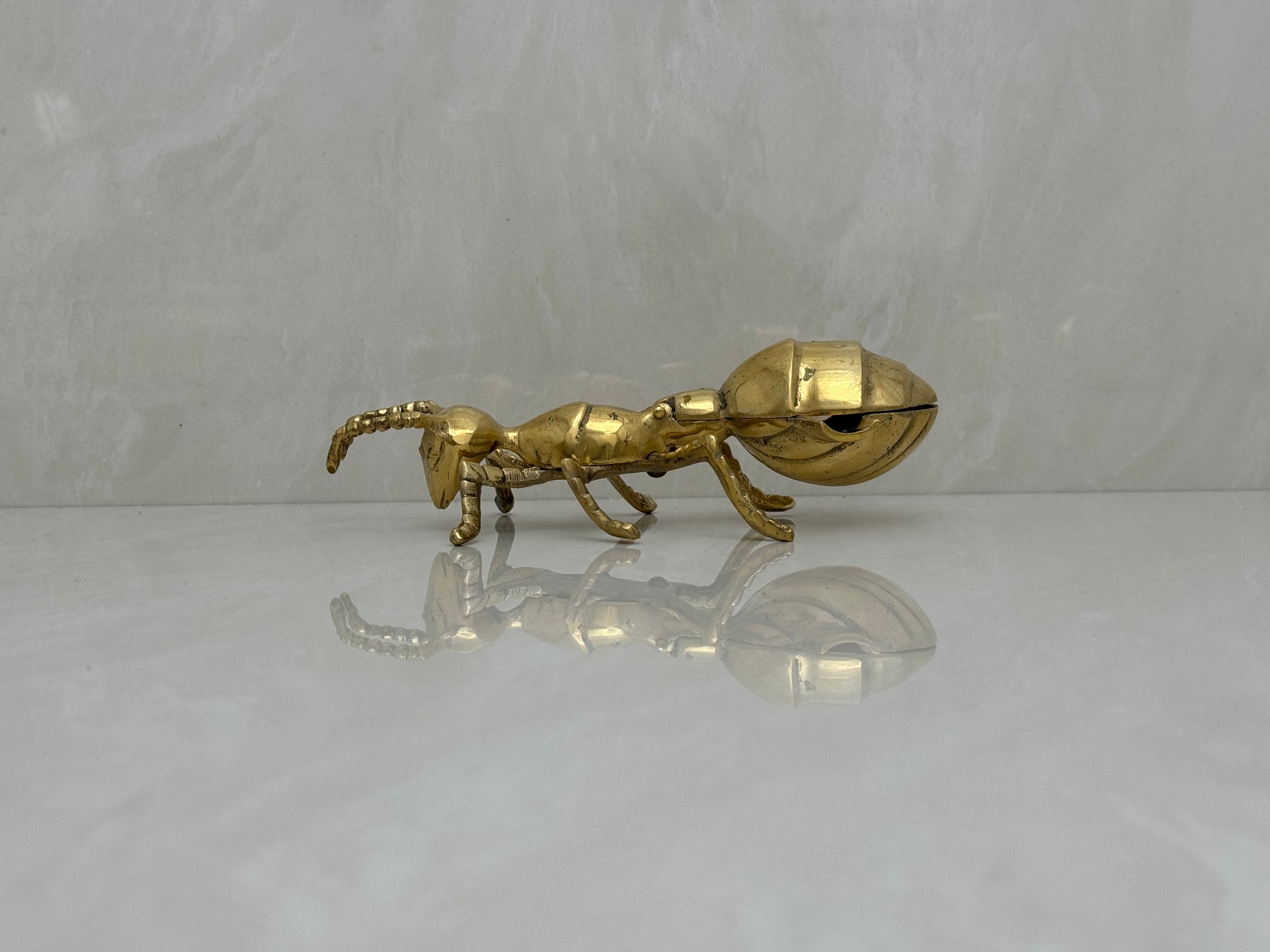 Vintage Brass Retro Ant AshTray