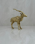 Vintage Brass Antelope