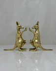 Vintage Brass Kangaroo Bookends-A Pair