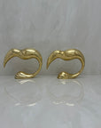 Vintage Brass Toucan Bookends- A Pair