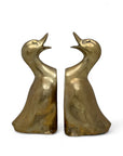 Vintage Brass Duck Bookends-A Pair