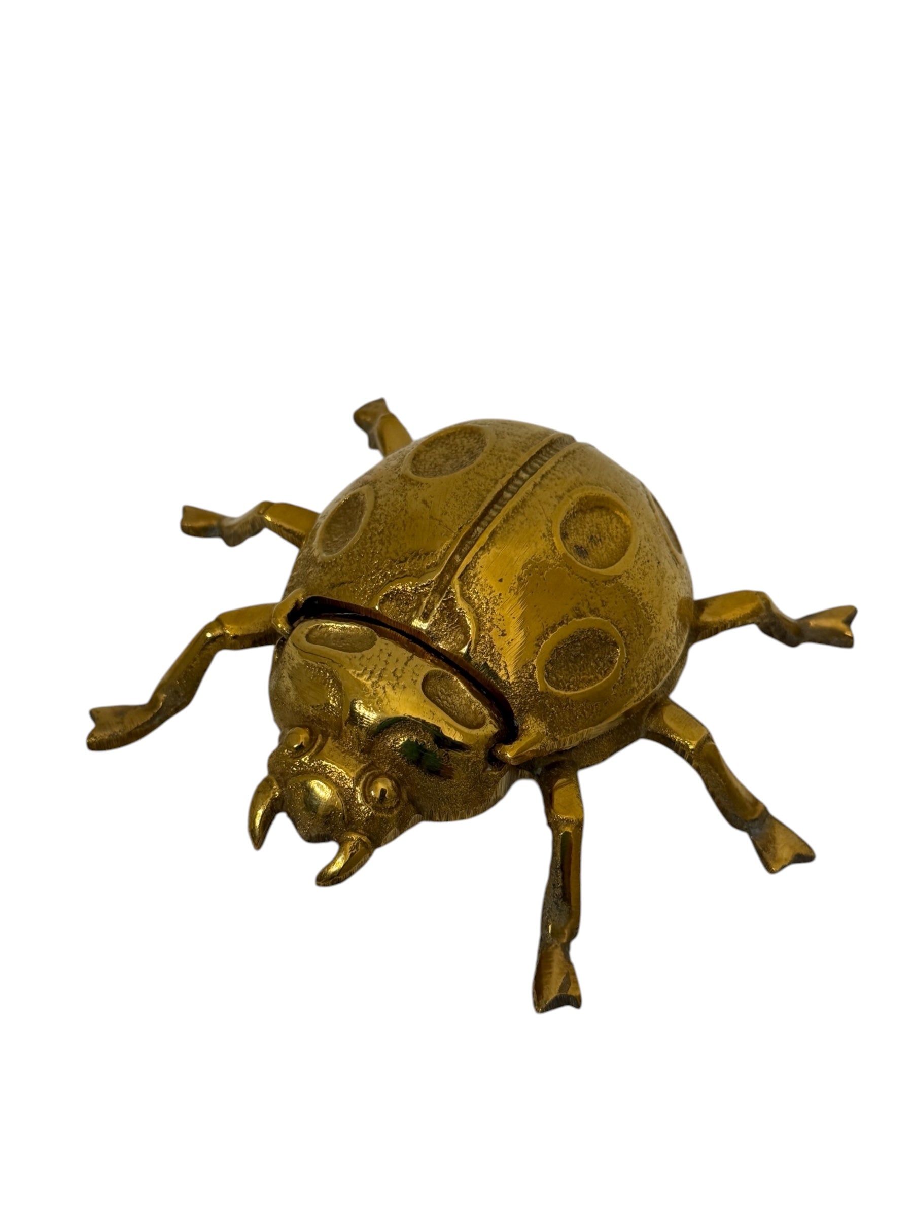 Vintage Brass Ladybug