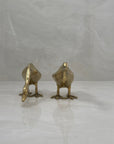 Vintage Brass Geese- A Pair