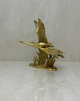 Vintage Brass Bird Sculpture