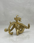 Vintage Brass Spitfire Dragon