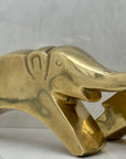 Vintage Brass Elephants- A Pair