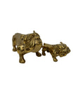 Pair of Vintage Brass Bulldogs - A Tribute to Fatherhood and Friendship