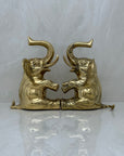 Vintage Brass Elephants-A Pair