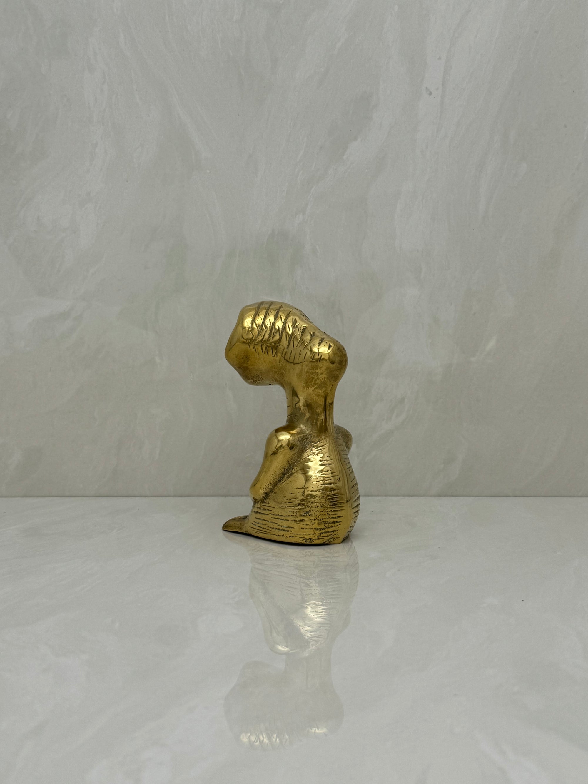 Vintage Brass E.T. Figurine