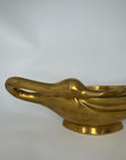 Vintage Brass Swan Trinket Dish- XL