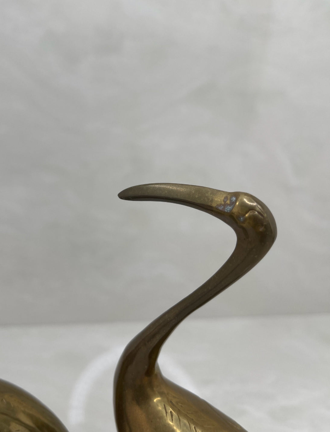 Vintage Brass Birds- A Pair