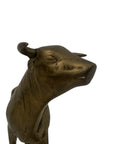 Vintage Brass Bull Figurines – Pair of Mid-Century Modern Bulls