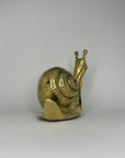 Vintage Brass Snail-Large