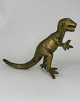 Vintage Brass Dinosaur Figurine / T-Rex Style Sculpture