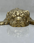 Vintage Brass Bored Bulldog