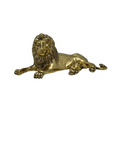 Highly Detailed Vintage Brass Lion